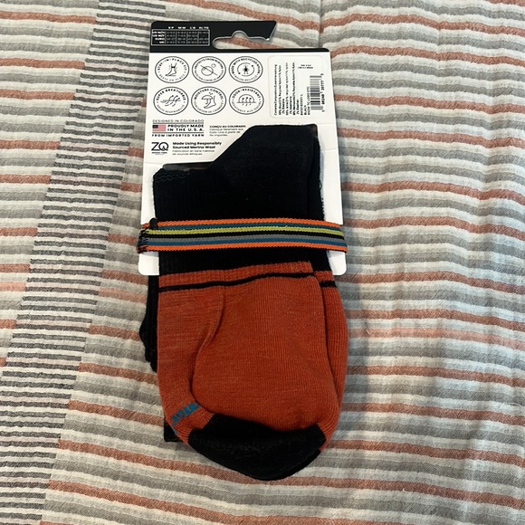 Smartwool Snowboard Targeted Cushion Logo OTC Socks - Large - Picture 3 of 4